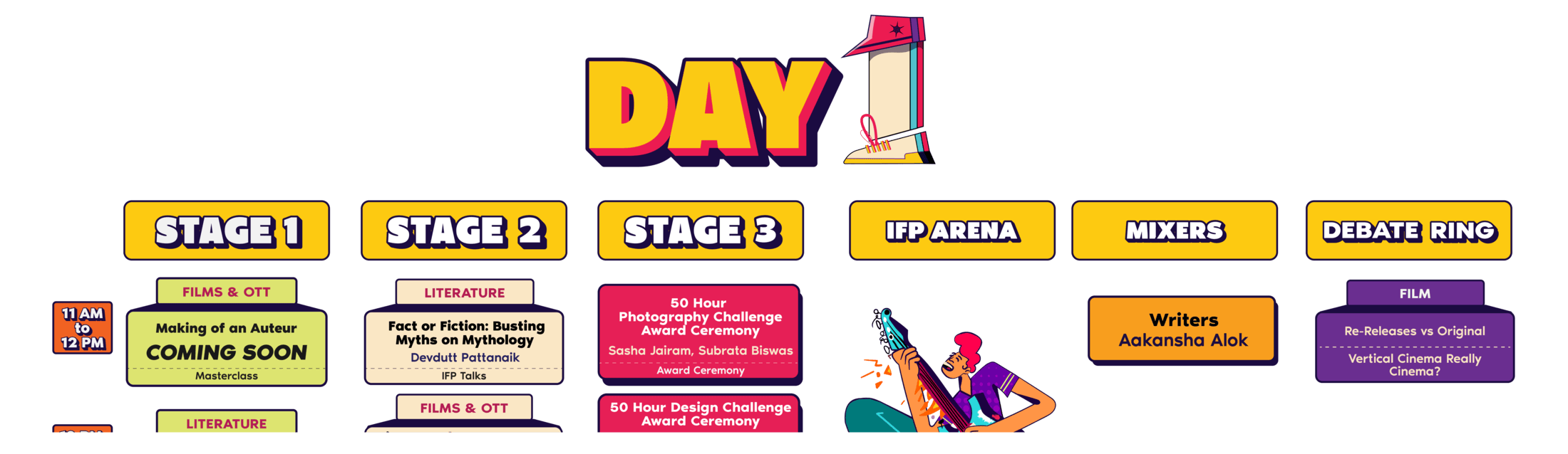 IFP Festival Schedule Sample
